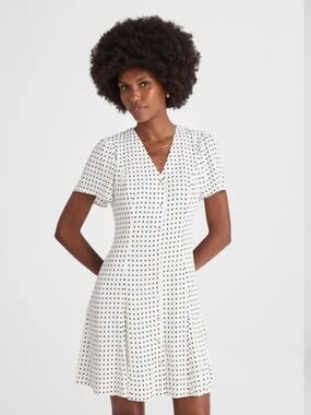 Madewell Polka Dot Button-Front dress - Size 4